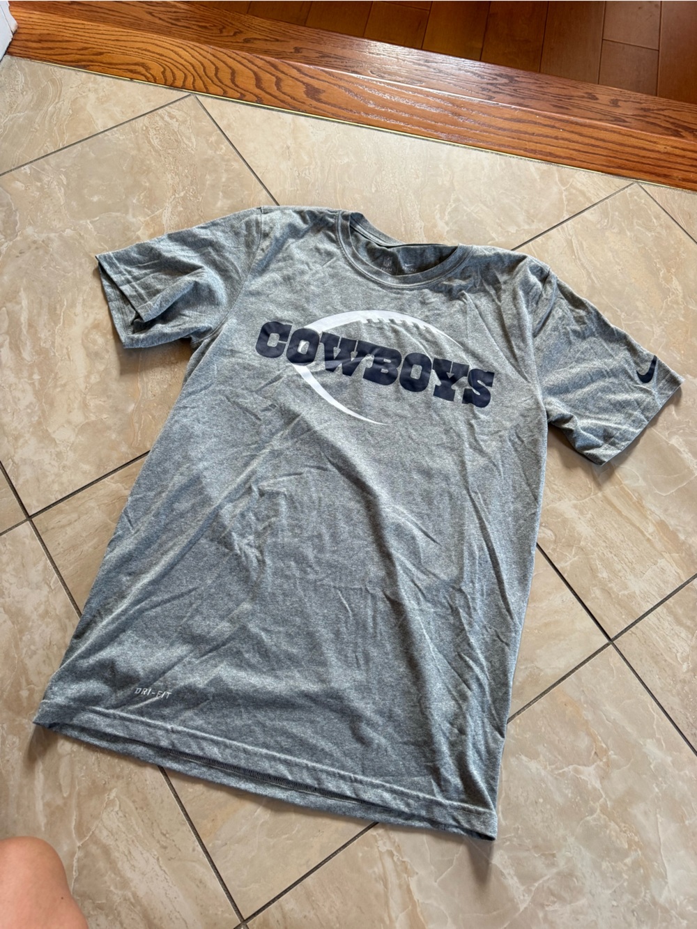 NFL Gray Dallas Cowboys Graphic Short Sleeve Tee